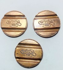 1 gettone Telefonico senza numero  e due gettoni   7110