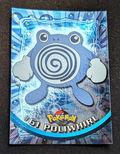 Poliwhirl holo foil pokemon - poliwhirl,