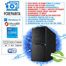 ACER PC COMPUTER DESKTOP FISSO