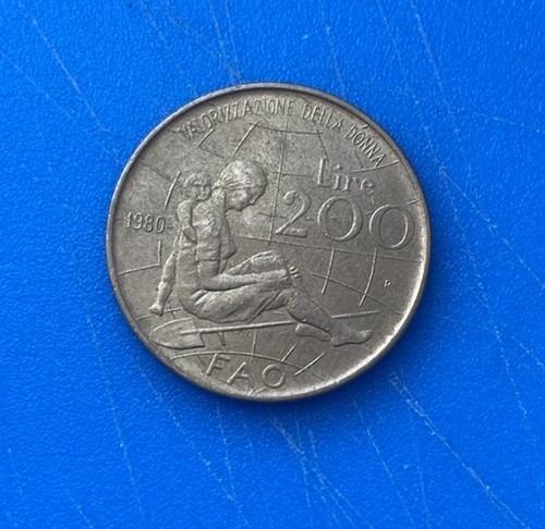 Italia 200 lire 1980 - lire, fao