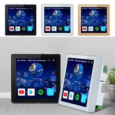 Lettore Musicale Telecomando 4" Wifi BT Amplificatore Parete Home Theater Suono Stereo