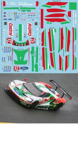 Decals per ford - 1/24, gt