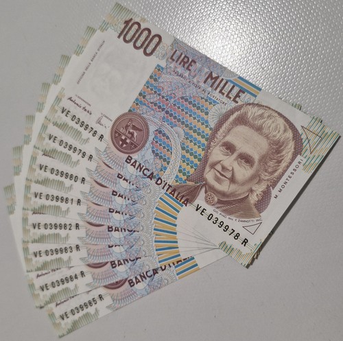 Banconote italia 1000 - 1000, lire