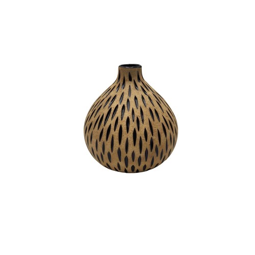 Vaso vintage beige marrone