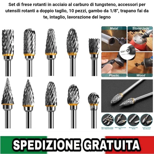 Frese acciaio al - 10,