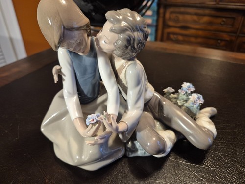 Rare large lladro figurine boy - rare,