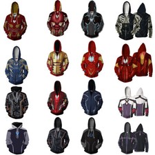 Avengers iron man felpa - iron, 3d