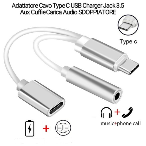 Adattatore cavo type usb - adattatore,