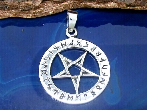 Pentagramma invertito ciondolo - invertito,