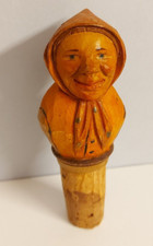 Vecchio Cork/Sughero Decorativo, Omino, Legno, Tappo Val Gardena