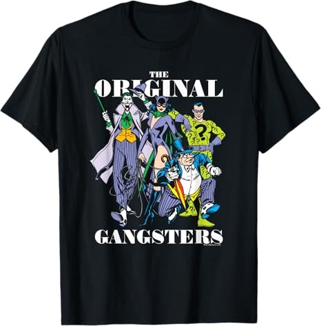 Maglietta batman gangsters - batman,