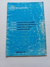 Piaggio VESPA PK 125 FL2 VMX7T 1990 VARIANTE catalogo ricambi PK 50 originale