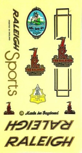 Raleigh sport decalcomania - sport,