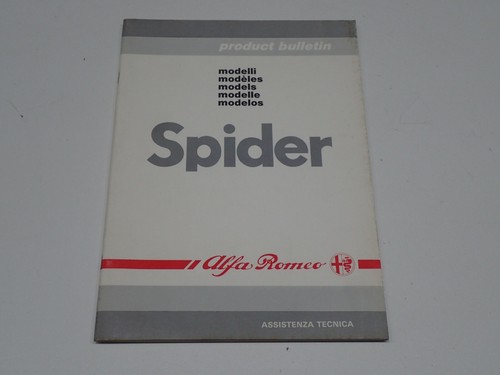 Alfa romeo spider manuale - spider,