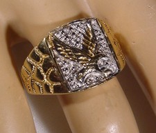 Anello Uomo Aquila Stile