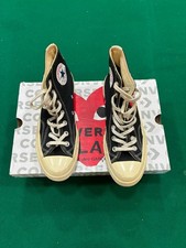 CONVERSE  CDG  PLAY SNEAKERS ALTE - TAGLIA 39 - USATE COME NUOVE 