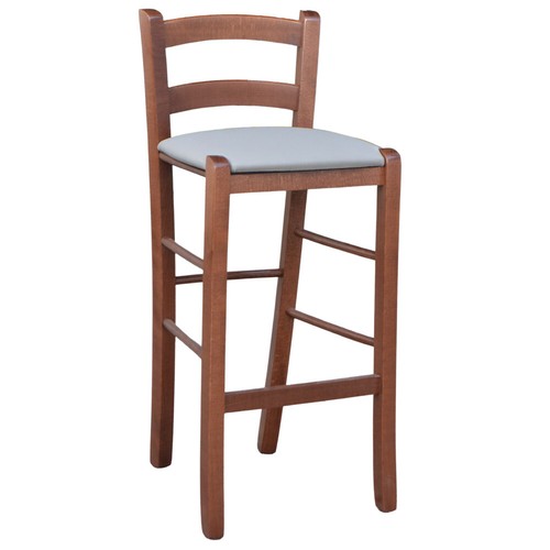 Sgabello legno noce - sgabello, h