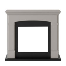 Cornice per Finto Camino Elettrico in Legno Decorativa Tagu Helmi Beige