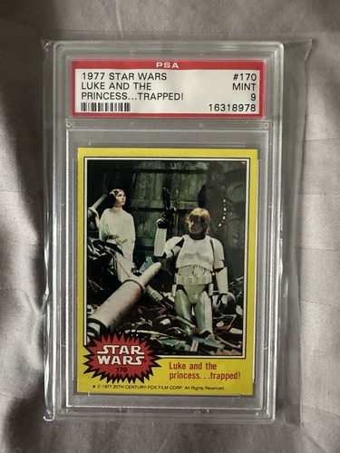 1977 star wars topps luke - star,