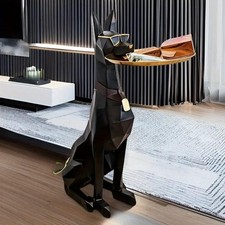 Statua cane doberman in resina