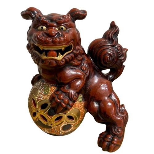 Statua ceramica shishi leone - ceramica,