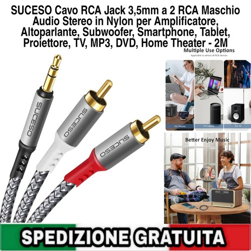 Adattatore cavo rca jack - adattatore, da