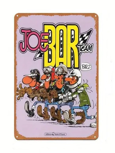 Plaque murale métal joe bar - métal,