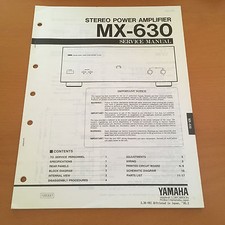 Yamaha MX-630 Amplifier