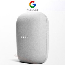 NUOVO Google Nest Audio Altoparlante Stereo Intelligente Assistente Vocale Grigio Gesso