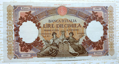 10000 lire repubbliche - lire,