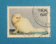 H1714-ITALIA-ITALY 1993 ANIMALI DOMESTICI - GATTI L.600 USATO
