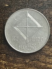 1974 Italy 100 Lire Marconi XF