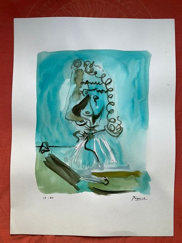 Picasso disegno su carta - picasso,