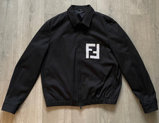 FENDI FF Logo Varsity Bomber
