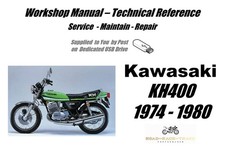 Kawasaki KH400 KH 400 Manuale