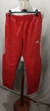 Articolo E899 pantalone uomo Adidas rosso, taglia L, vita 42/54cm con elastico l