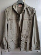 Giacca LEVI'S Uomo Sahariana Vintage Sfoderata Con Coulisse In Vita. Taglia 52.