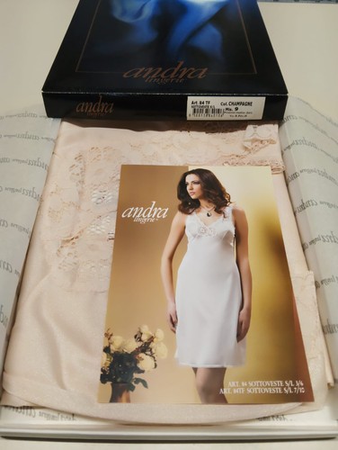Sottoveste spalla larga pizzo - sottoveste,