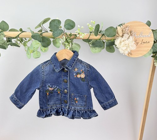 Mantaray giacca denim floreale
