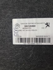 tappeto baule posteriore Peugeot 2008 originale 98258337ZD 