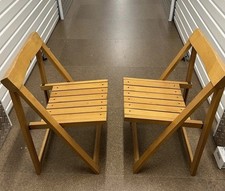 Coppia di sedie pieghevoli