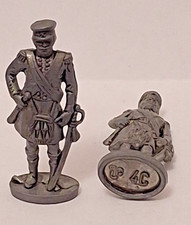 Sorpresine Soldatini kinder metal  Scozzesi 3 - 40mm ferro base con numero