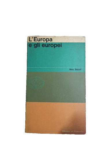 Max beloff europa e - =, l'europa