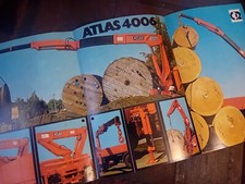 ATLAS ROMANAZZI 4006 GRU IDRAULICHE AUTOCARRI CRANE PROSPEKT BROCHURE 