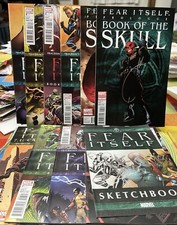 Fear Itself 1,2,3,4,5,6,7,7,1 Completo Funzionante! Insegne prologo di Joe Quesada