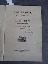Casimero Sperino Prolusione