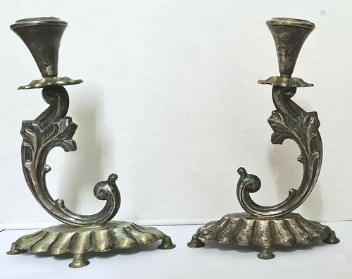 Coppia candelabri in - di,