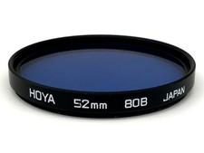 Filtro colore Hoya 80B blu