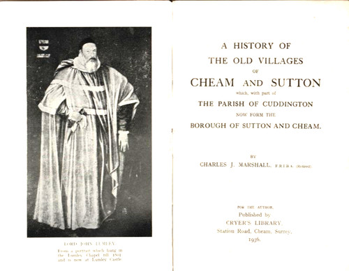 History cheam sutton - of,