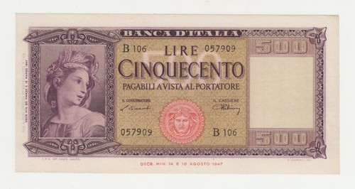 500 lire ornata - 500, b106